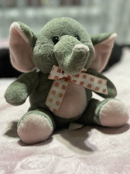 Милый нежный слонёнок , мягкая игрушка