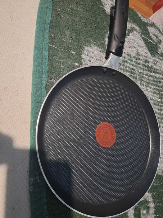 Set 2 tigăi Tefal NOI - Tigaie Wok + Tigaie Clătite (Thermo-Signal, Made in France)