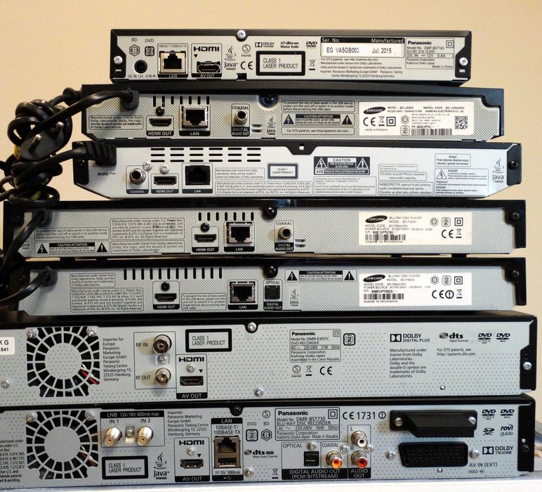 Blu-ray Player Panasonic DMP-BDT165 Playback /MKV/MP4/FLAC/MP3/DSD