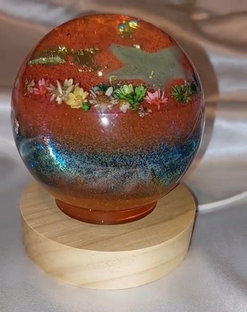 Veioză din rășină