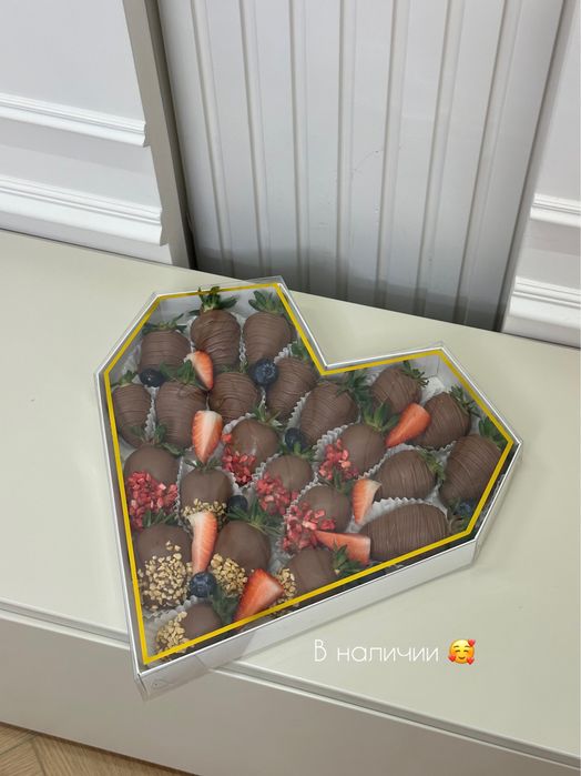 клубника в шоколаде