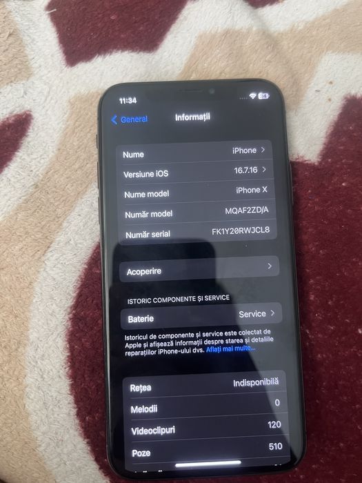 Vand iphone x merge destul de bile