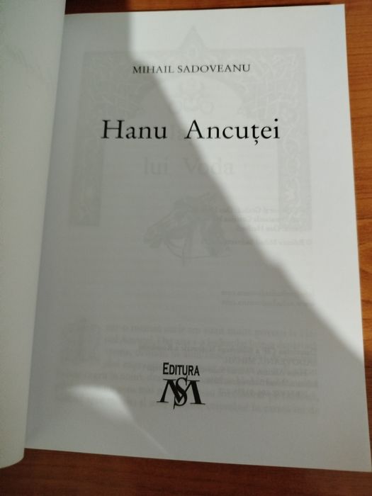 Vând Cartea Hanul Ancuței de Mihail Sadoveanu