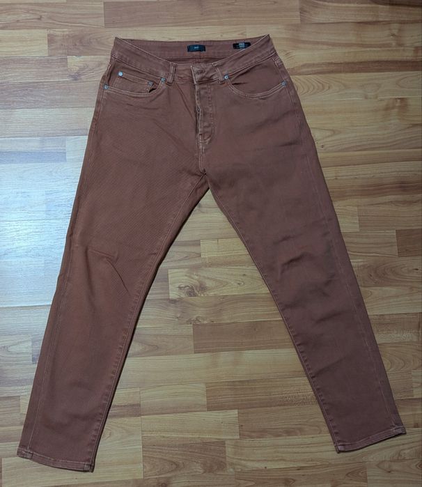 Blugi Liu Jo Uomo Originali Made in Italy – Model FRED Tapered (Cărămidziu)