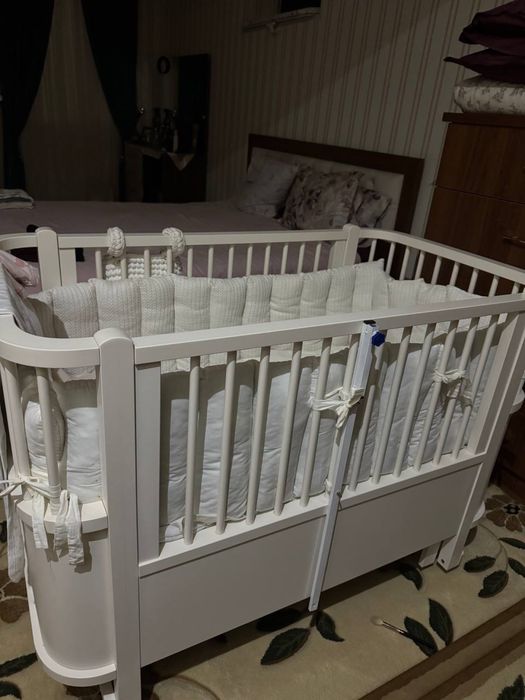 Продается детский кровать и люлка