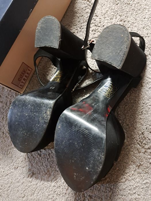 Sandale elegante cu platformă de 10 cm