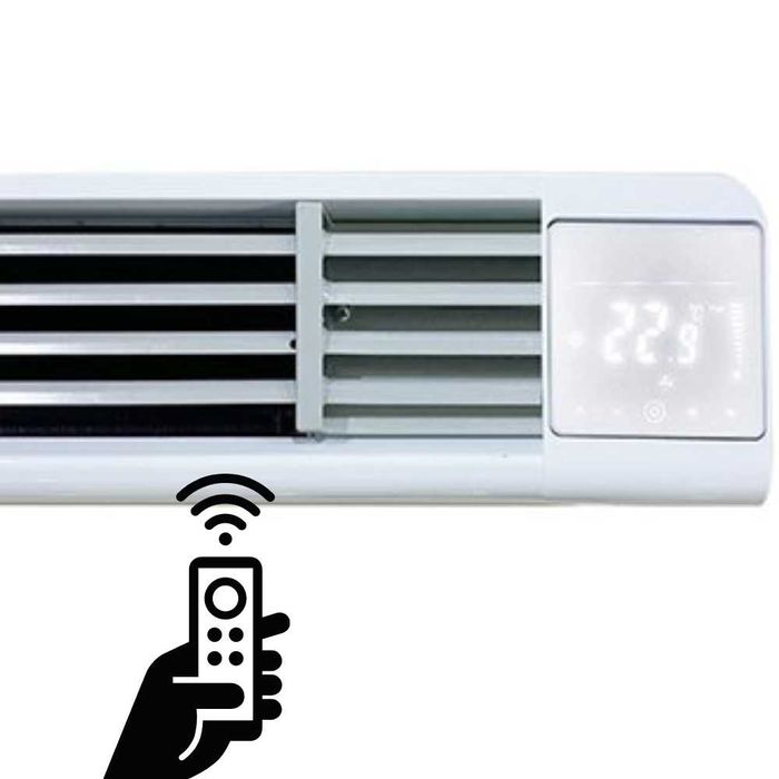 5.9 KW Ултра тънки и тихи Вентилаторни водни конвектори  с WI-FI у-ние