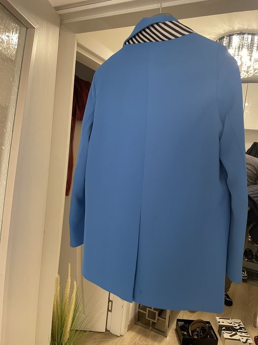 Синьо Стилно дамско сако