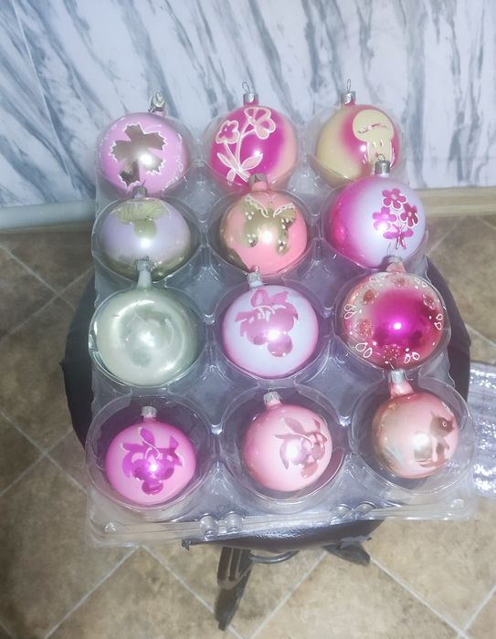 Елочные игрушки. Шары.советские