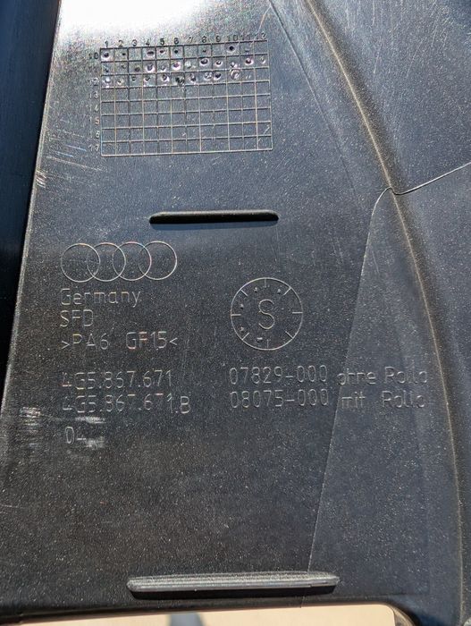 Audi a6 a7 c7 части врата