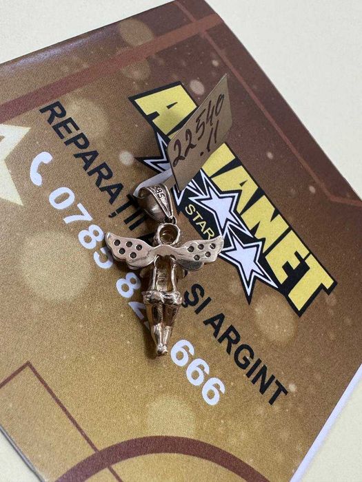 Pandantiv ingeras aur14k 2.32gr (CDC) StarAmanet