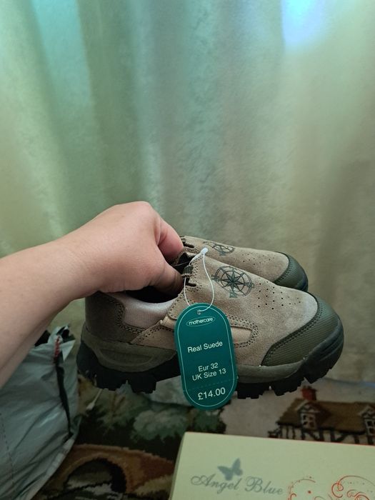 Adidași drumeție copii din piele naturală,  Nou! Mothercare (32)