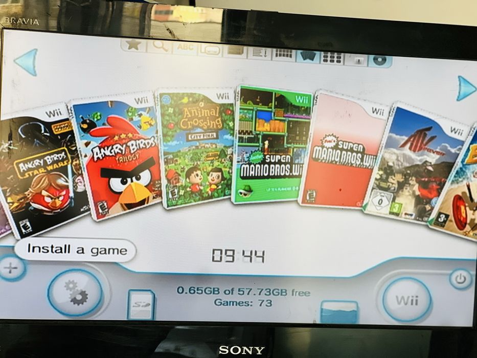 Consola jocuri Nintendo Wii Rosie Modata 73 Jocuri Mario Sonic