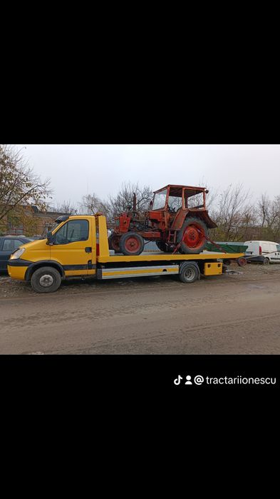 Tractari auto, autoutilitare , utilaje agricole platforma auto