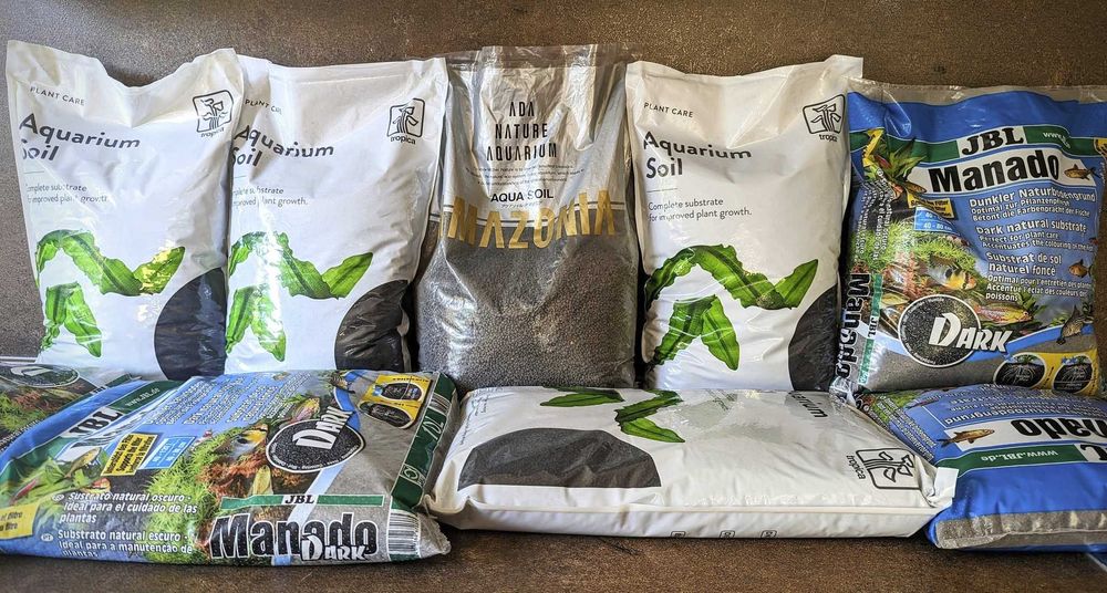 Субстрати за растителни и общи аквариуми / скаридарници