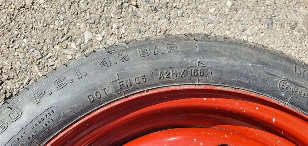 Roata rezerva slim Fiat Lancia retro R15