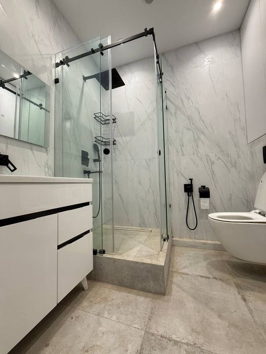 2х ком. Akay City 50м² с ремонтом мебель+техника, сдается в аренду