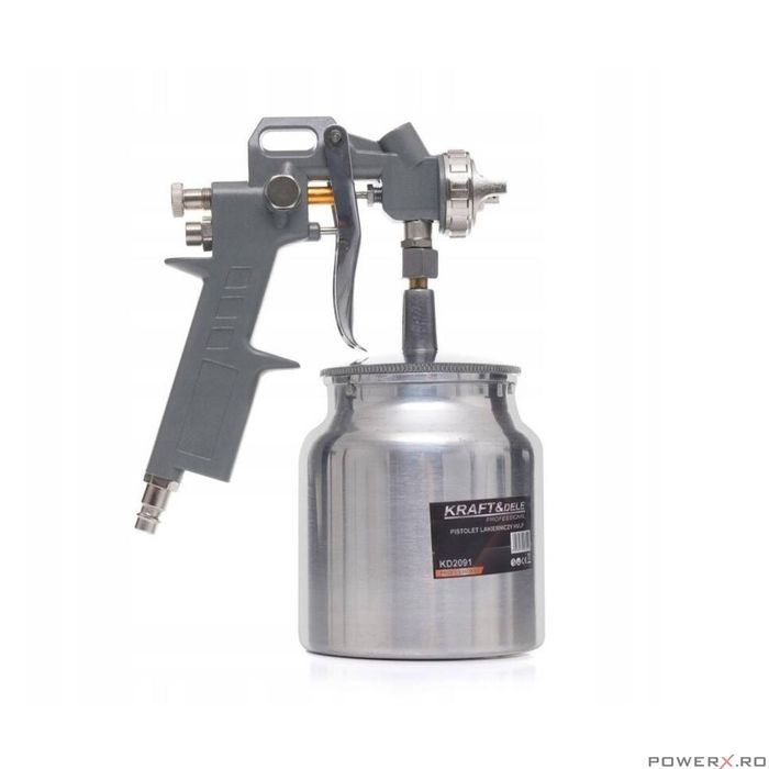 Pistol de pulverizare HVLP, 750 ml, duza 1.8 mm, Kraft