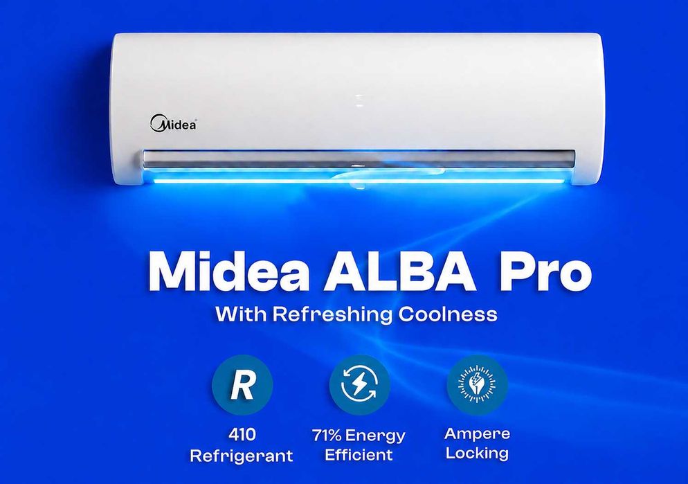 Кондиционер MIDEA модель ALBA Pro - 18,000 Btu / Inverter / Новинка !
