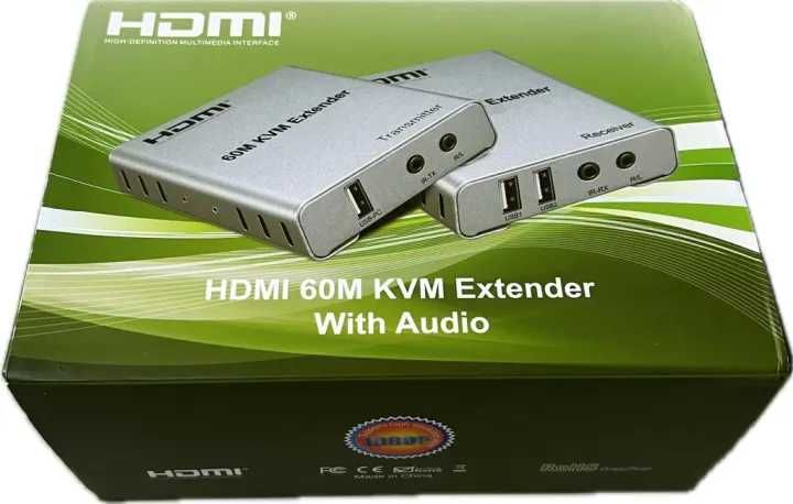 HDMI KVM Extender 60M с аудио