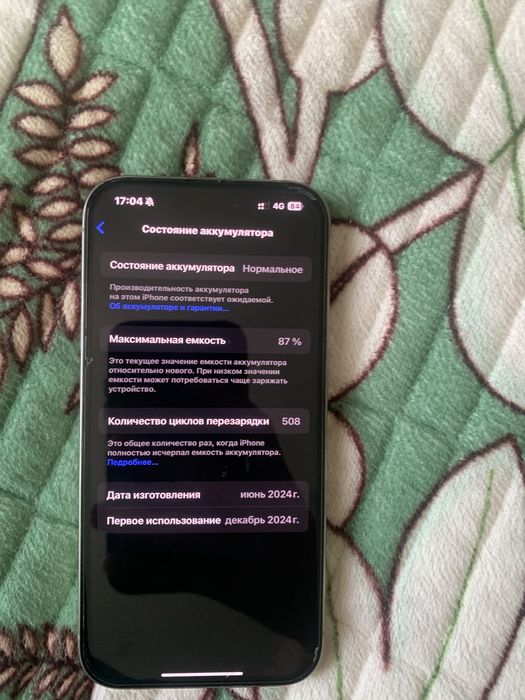 Iphone 15 pro 87%акб торг есть