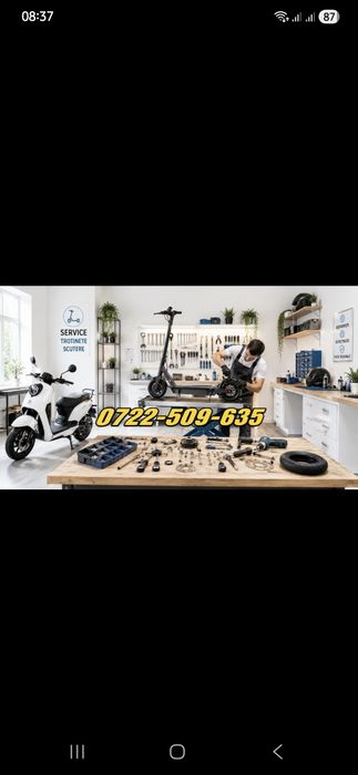 Service Trotinete/Scutere: Baterii-Displayuri- Controlere etc.