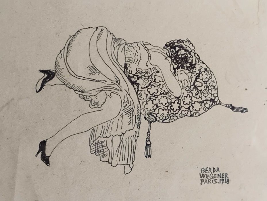 Антична стара графика . Дания.