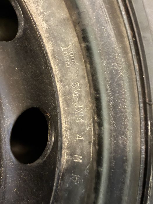 Шевролет Авео т250 резерена гума с джанта chevrolet aveo t250