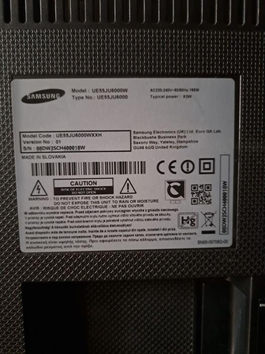 Smart Tv UHD Samsung 4k - diagonala 138cm