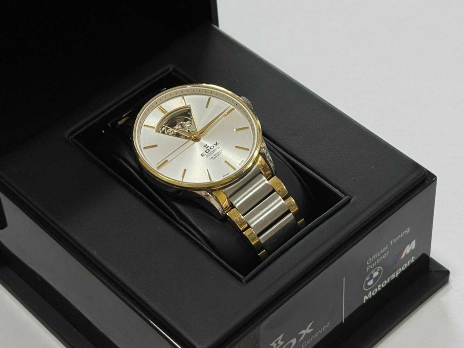 Мъжки Часовник EDOX Les Vauberts Men's Automatic Dress Watch