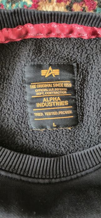 Свитшот Alpha Industries