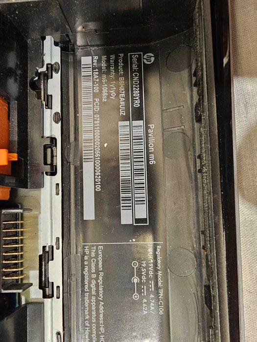 Defect HP pavilion m6 model: TPN-C105