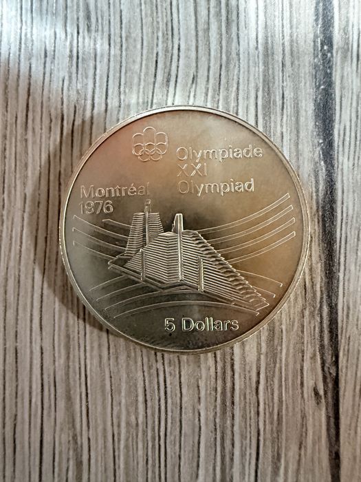 5 dolari canadieni din olimpiada de vara din 1976