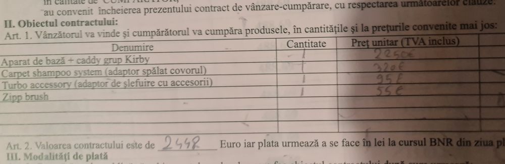 KIRBY AVALIR 2 aspirator