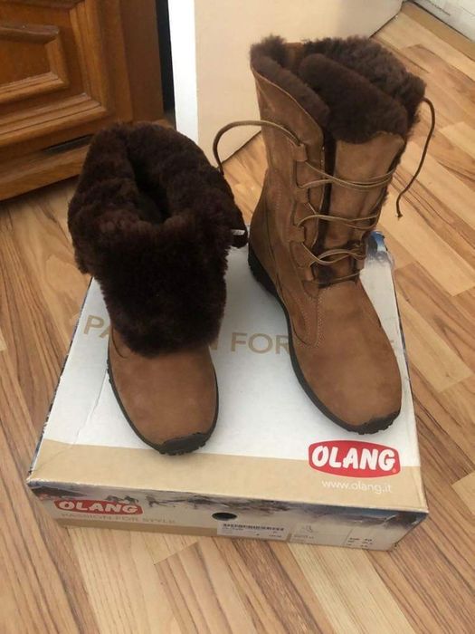 Ghete piele intoarsa OLANG