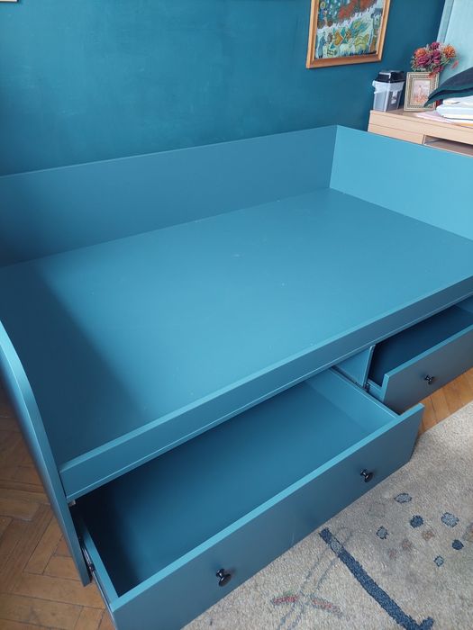 Divan din pal melaminat 120×200 cm, saltea INCLUSA