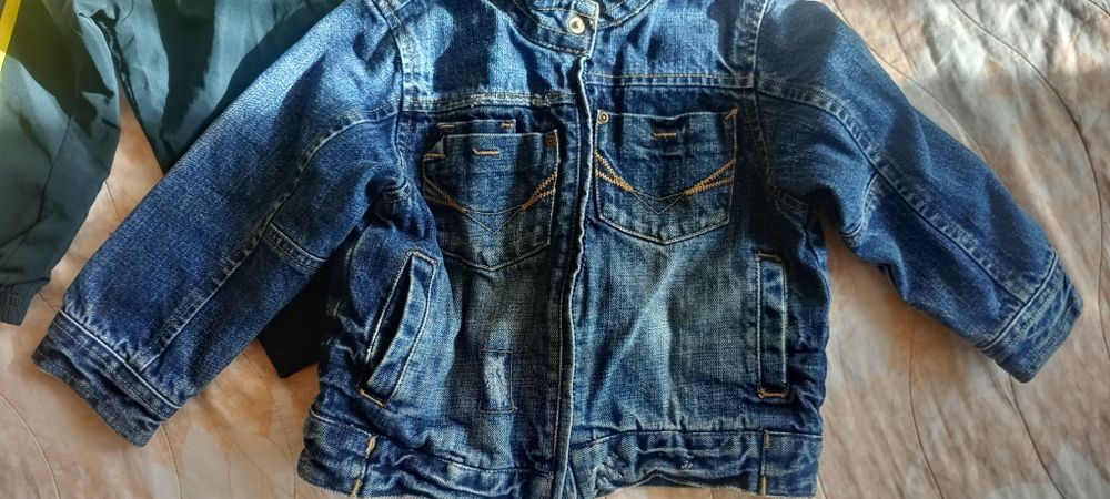 Дънково яке и шушляково на Adidas  за момче 24 - 36 месеца