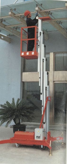 Ножничный подъемник 6 м Электрическая подъемная платформа 150 кг Saab