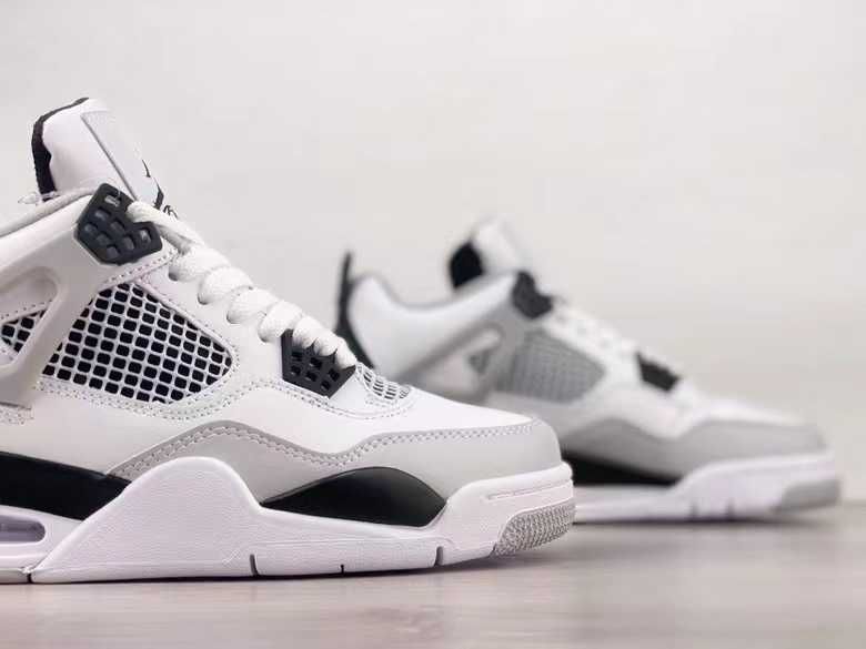 Nike Jordan Retro 4 Military Black Мъжки Дамски Маратонки 36-47