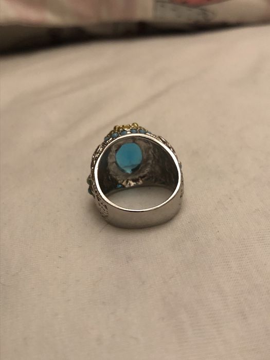 Перстень серебряный с натуральным камнем