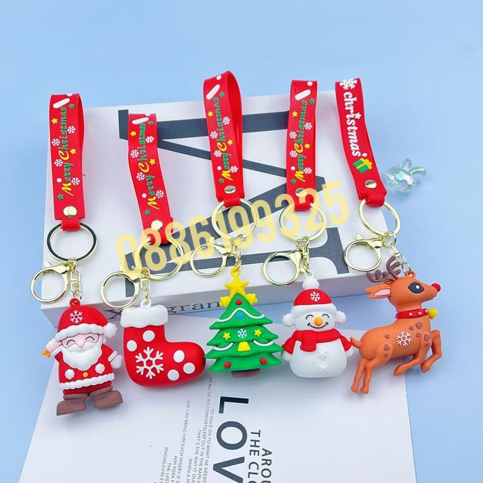Коледни ключодържатели – Дядо Коледа, елен, снежен човек, елха и др.