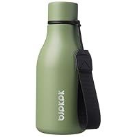 Термо бутилка за вода BIPKOK (350 ml / 12 oz) – Маслиново зелена