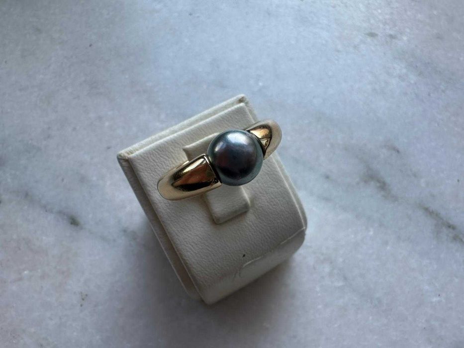 Inel Cartier La Perla din aur, decorat cu perlă Tahiti