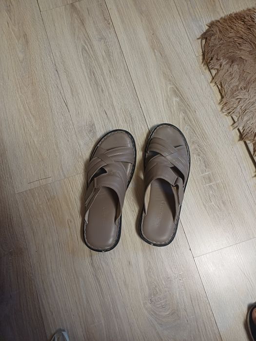 Мъжки чехли от естествена кожа Paulo Boticheli