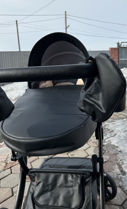 Коляска 2в1 прогулочная, люлька teknum