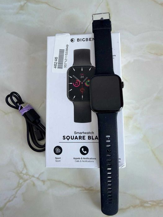 Smartwatch BigBen SquareBlack