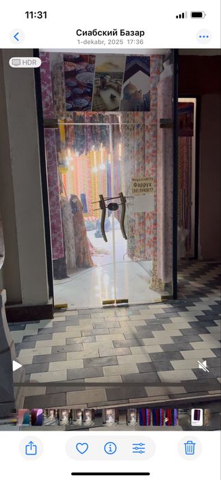 SIYOB bozori ichida doʻkon ijaraga beriladi