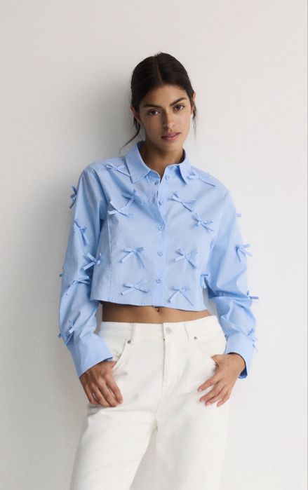 СИНЯ и ЧЕРВЕНА риза от Reserved - нова с етикет