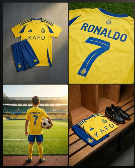 CR7 детско юношески футболни екипи Ал Насър