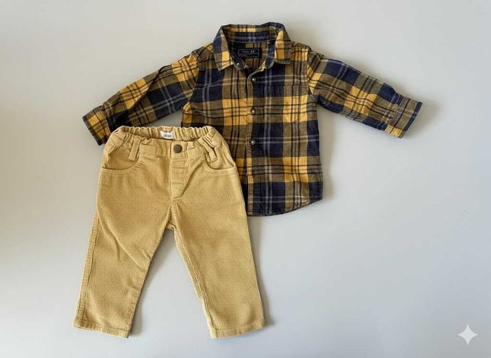 Бебешка Риза и джинси